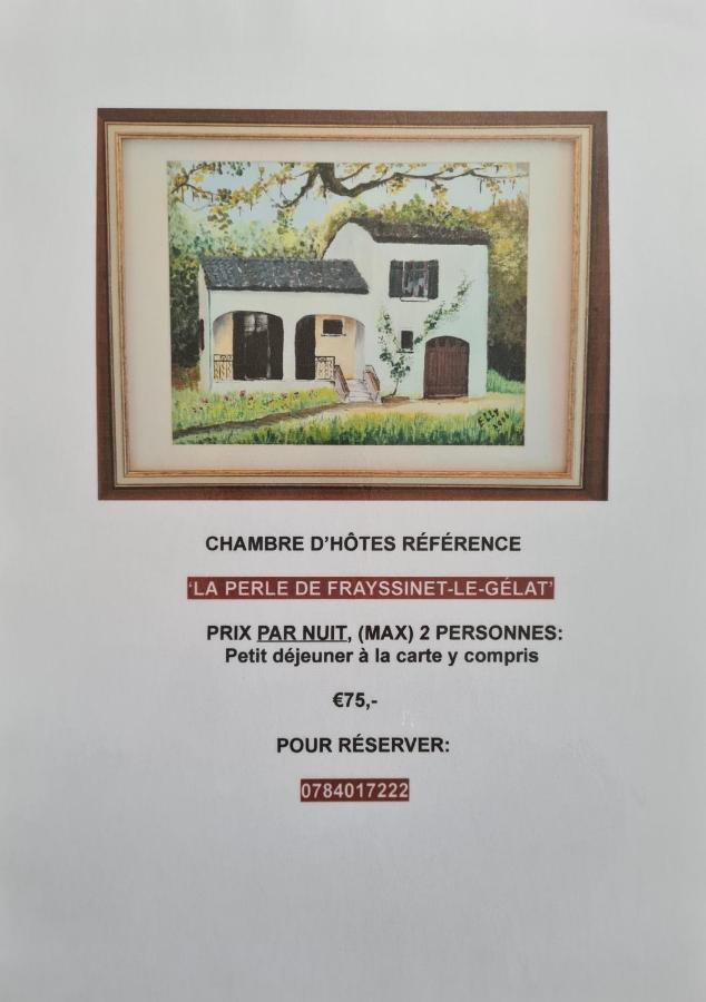 La Perle De Frayssinet-Le-Gelat - Chambre D'Hotes - B&B Exteriör bild